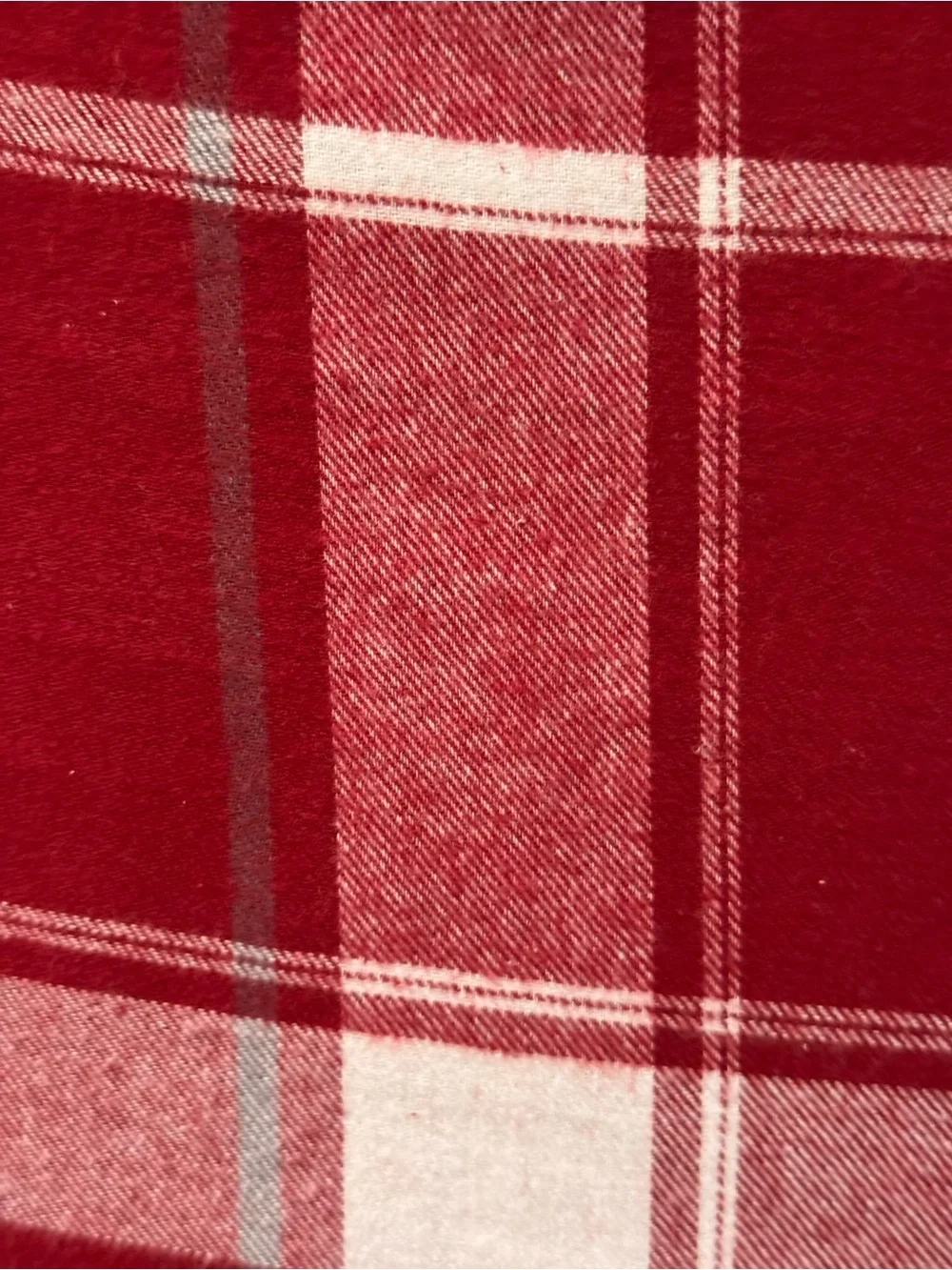 Whisper Organics Red Plaid Flannel Sheet Set Twin Organic Cotton Cozy Cabin